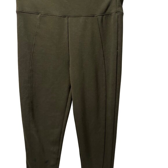 Assets By Spanx Womens Olive Green High-Waisted Leggings Sz L - Picture 11 of 12